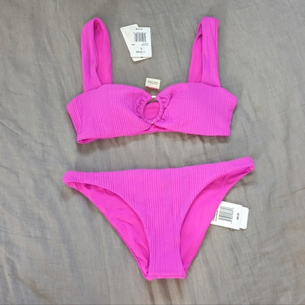 L*Space Willow Camacho Bikini Set Bright Fuscia